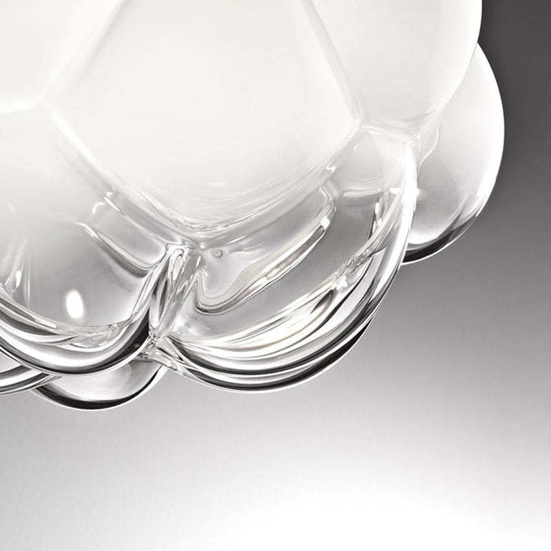 Orsini Design Moderne LED Hanglampen Wit Glas Metaal Eetkamer