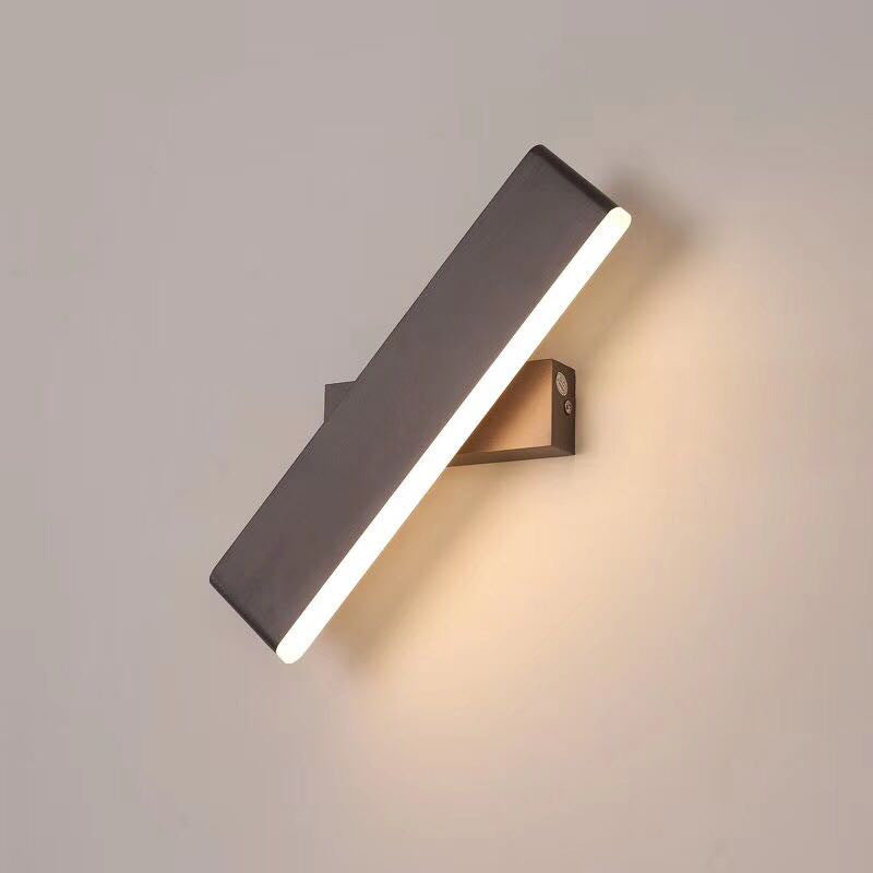 Brio Moderne Design LED Wandlampen Gouden Metaal Hout Woonkamer