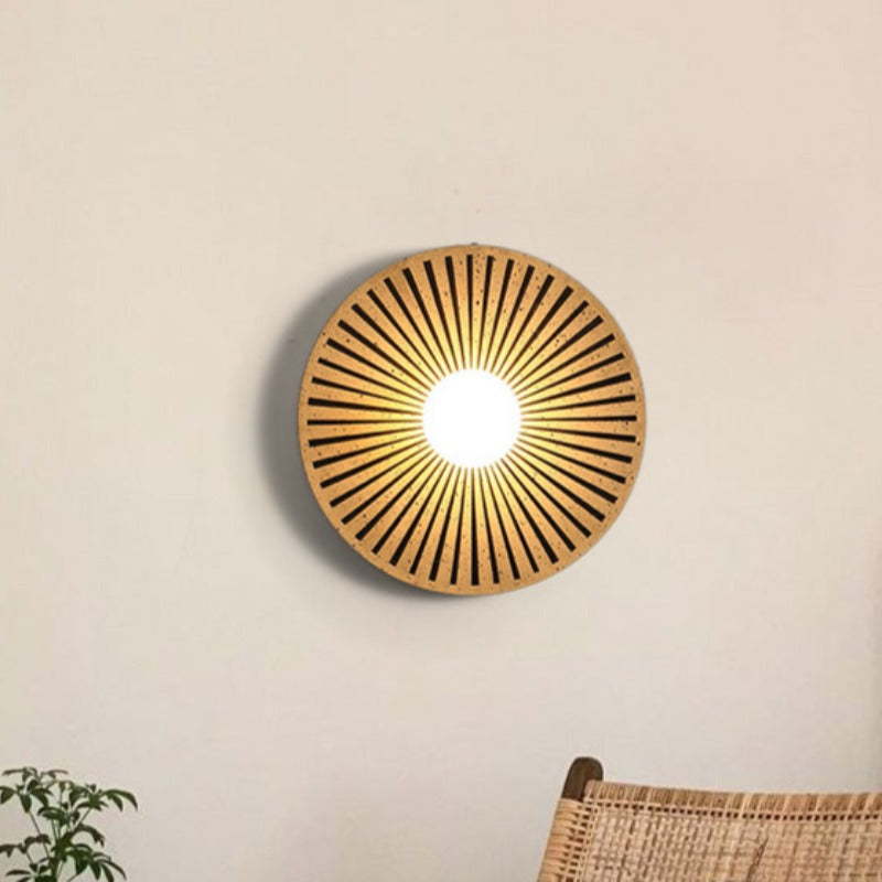 Morandi Industrie Ronde Keine LED Wandlampen Wit Metaal Slaapkamer