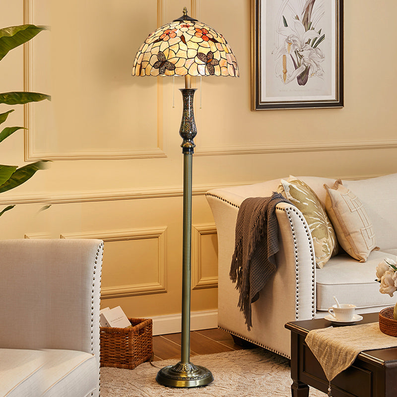 Valerio Vintage Vlinder Metalen LED Vloerlamp, Woonkamer/Slaapkamer