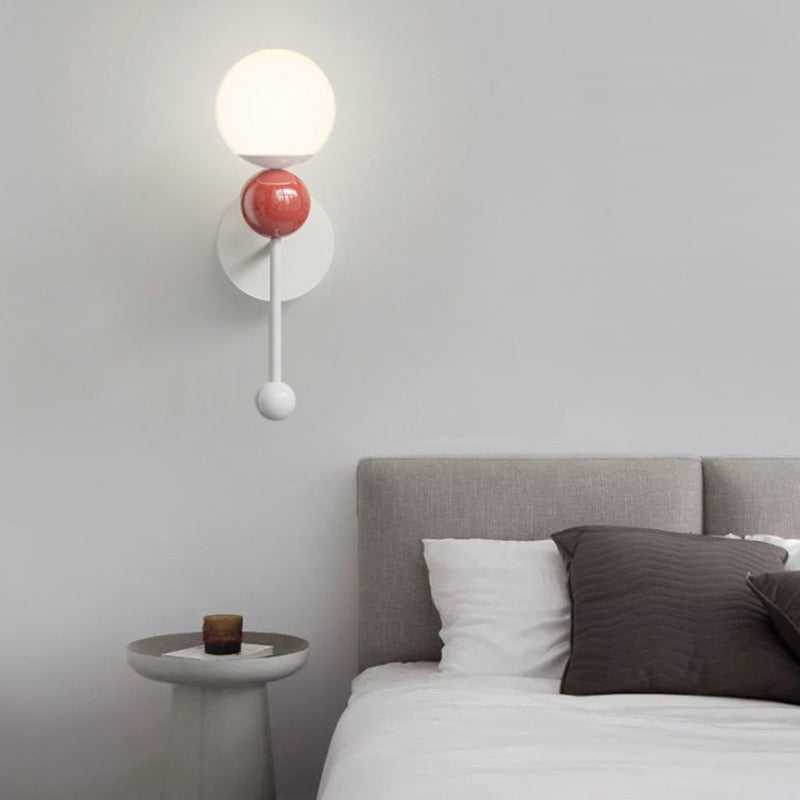 Hailie Modern LED Wandlampen Plafondlamp Hout Rood Slaapkamer Hal Woonkamer
