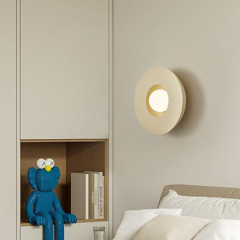 Carina Modern LED Binnen Wandlampen Melkkoffie Glas Woonkamer