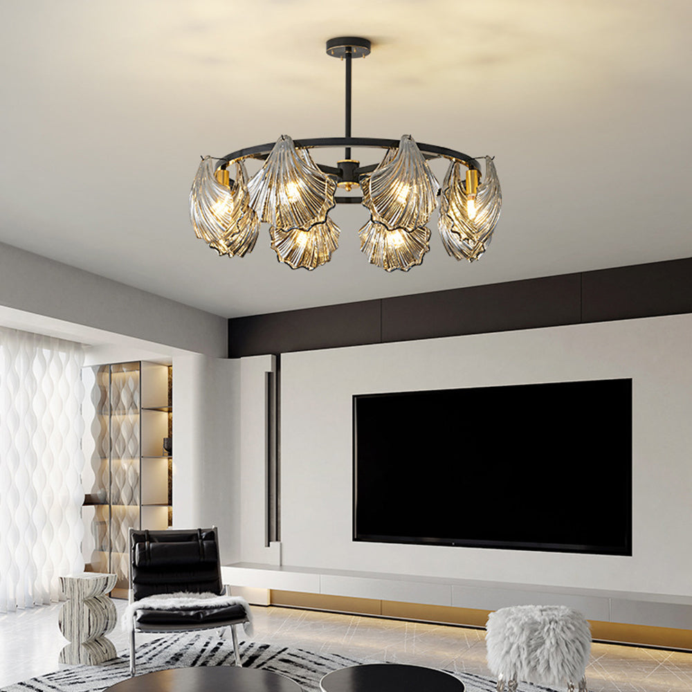 Kirsten Moderne Design LED Ringvormige Hanglamp Metaal/Glas Zwart/Goud Slaapkamer/Eetkamer
