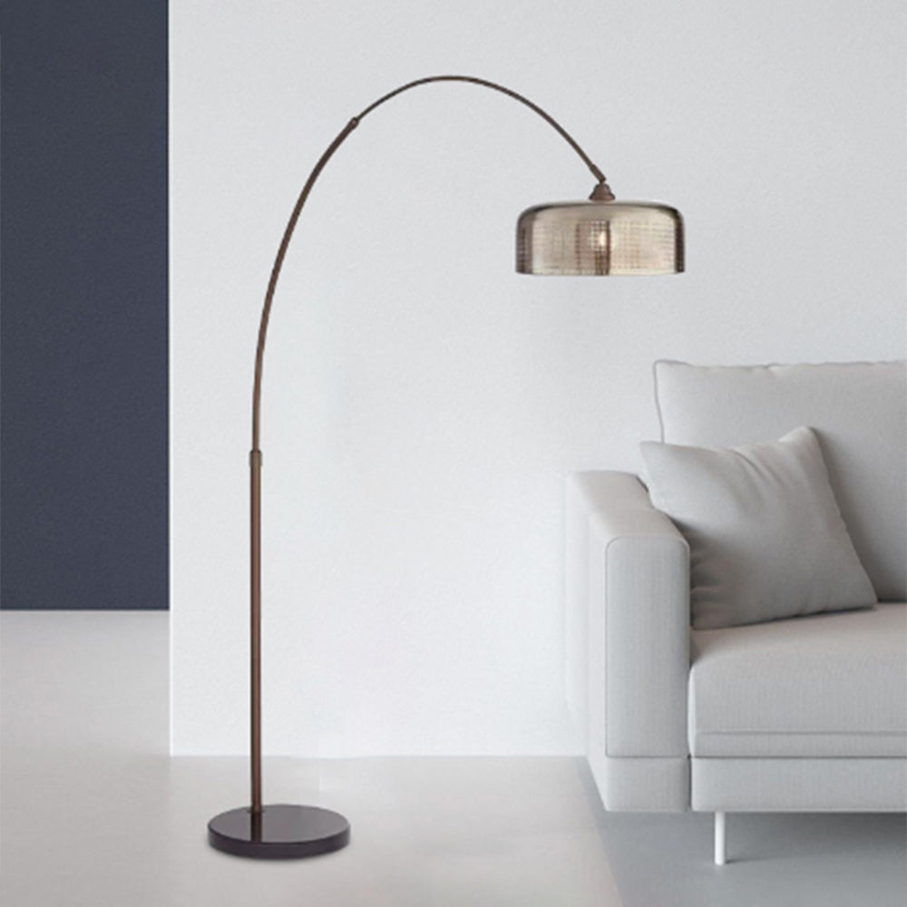 Hailie Retro Design LED Vloerlamp Bruin Metaal Eetkamer Slaapkamer