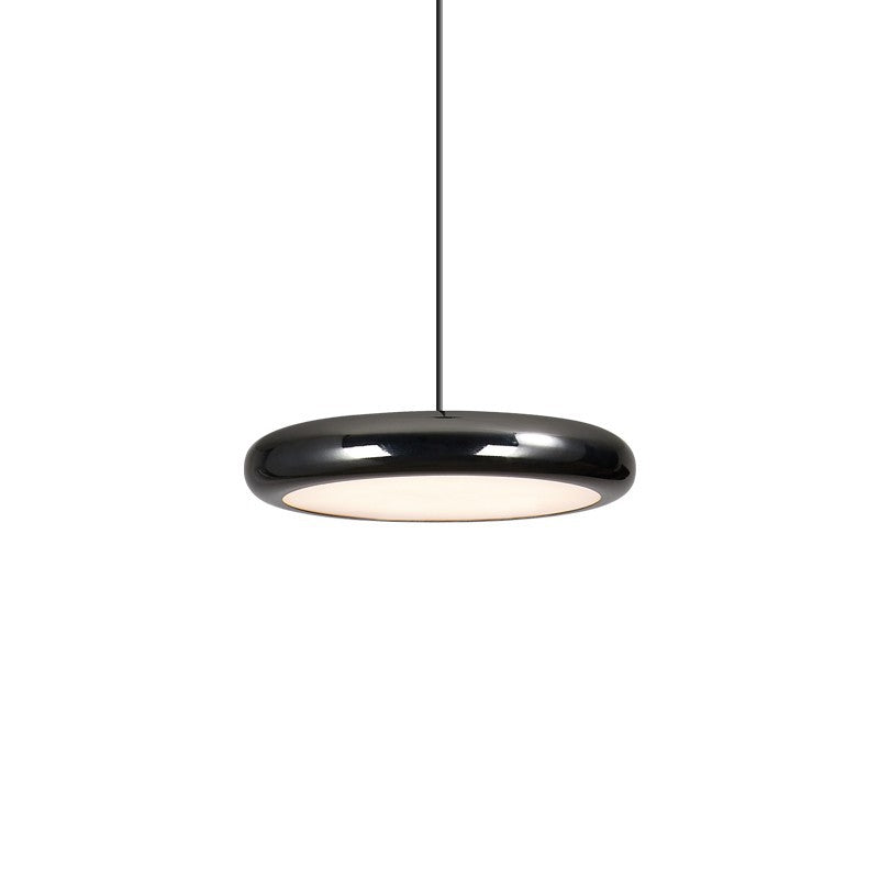 Leilani Modern Ronde LED Hanglampen Zwart Wit Metaal Acryl Woonkamer