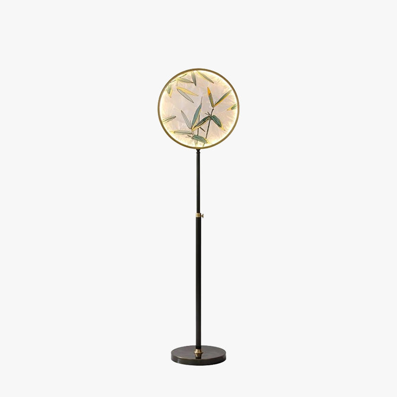 Jade  Creatief LED Vloerlampen Zwart Metaal Glas Woonkamer Eetkamer