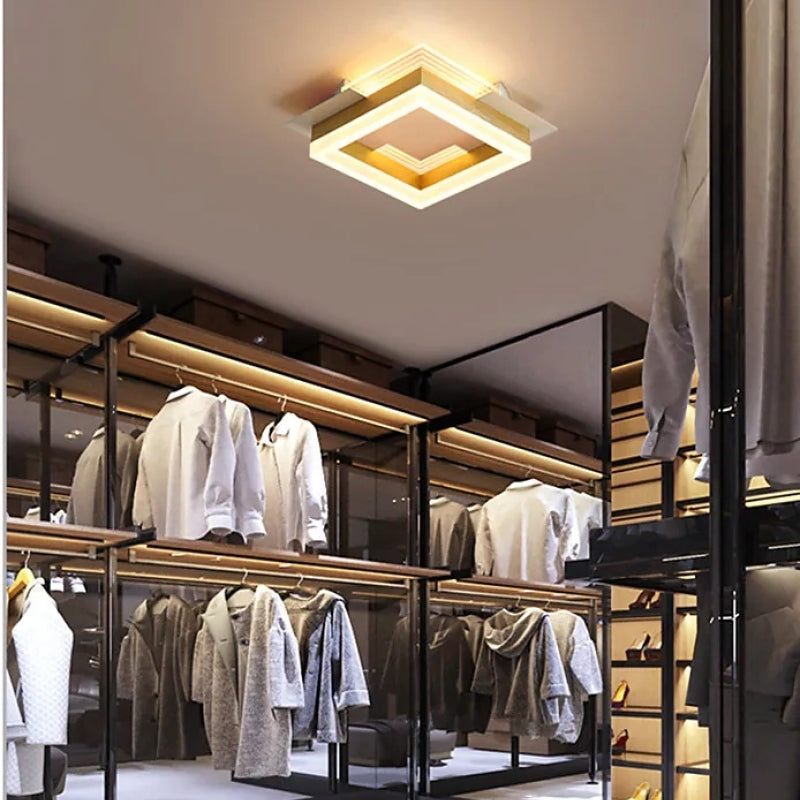 Orsini Ronde LED Plafondlampen Wit Metaal Acryl Slaapkamer Woonkamer