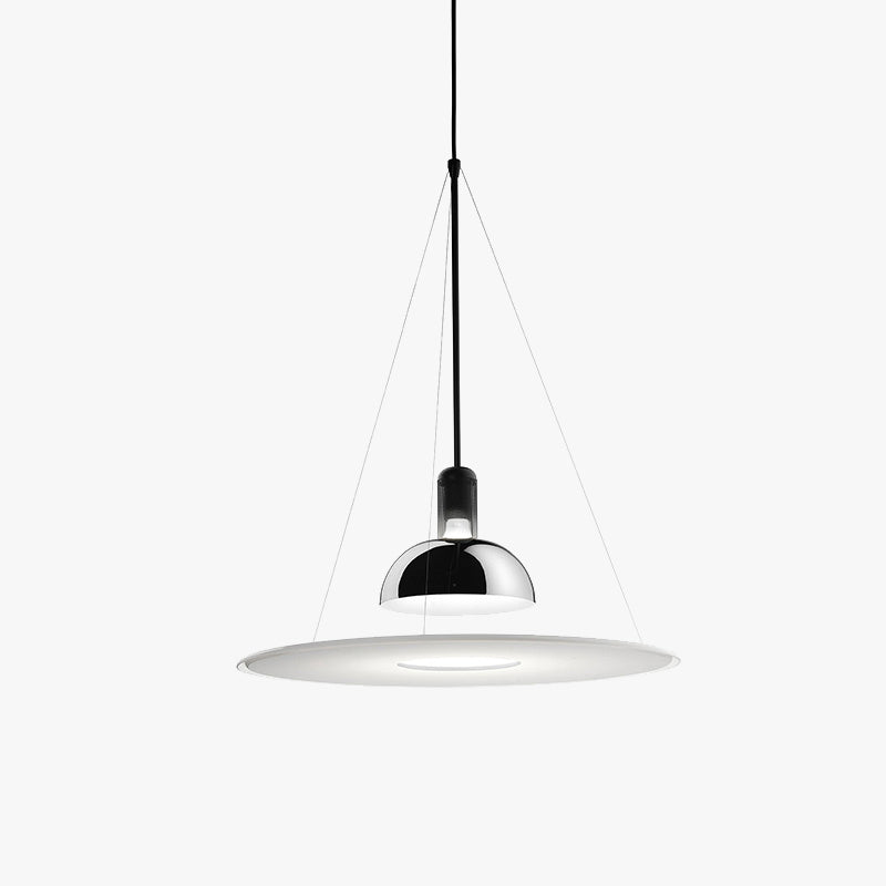 Levi Vintage Hanglampen Zwart Chroom Metaal Acryl Slaap/Woon/Eetkamer