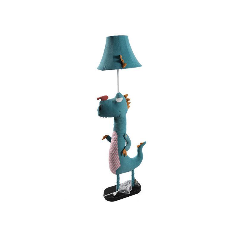 Minori Moderne Design LED Dinosaurus Vloerlamp Metaal/Stof Slaapkamer/Woonkamer