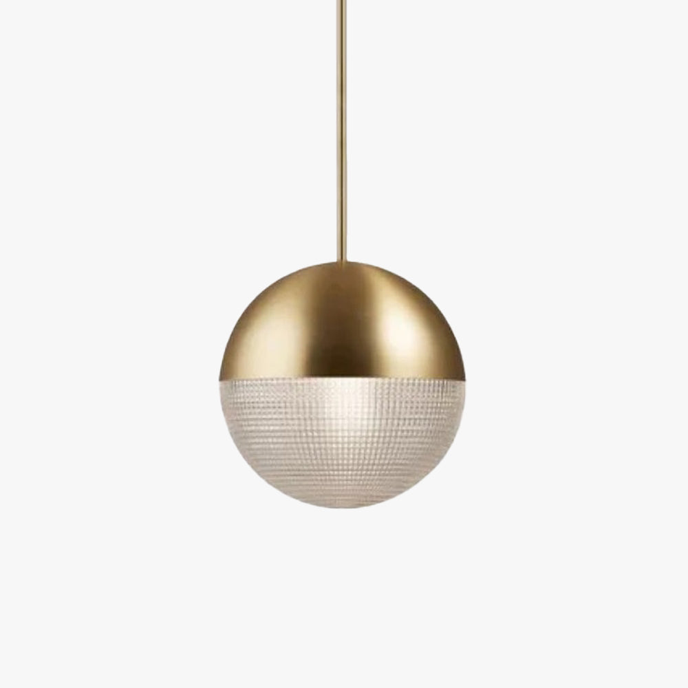 Hailie Moderne Bol LED Hanglamp Metaal/Glas Zwart/Goud Slaap/Woon/Eetkamer