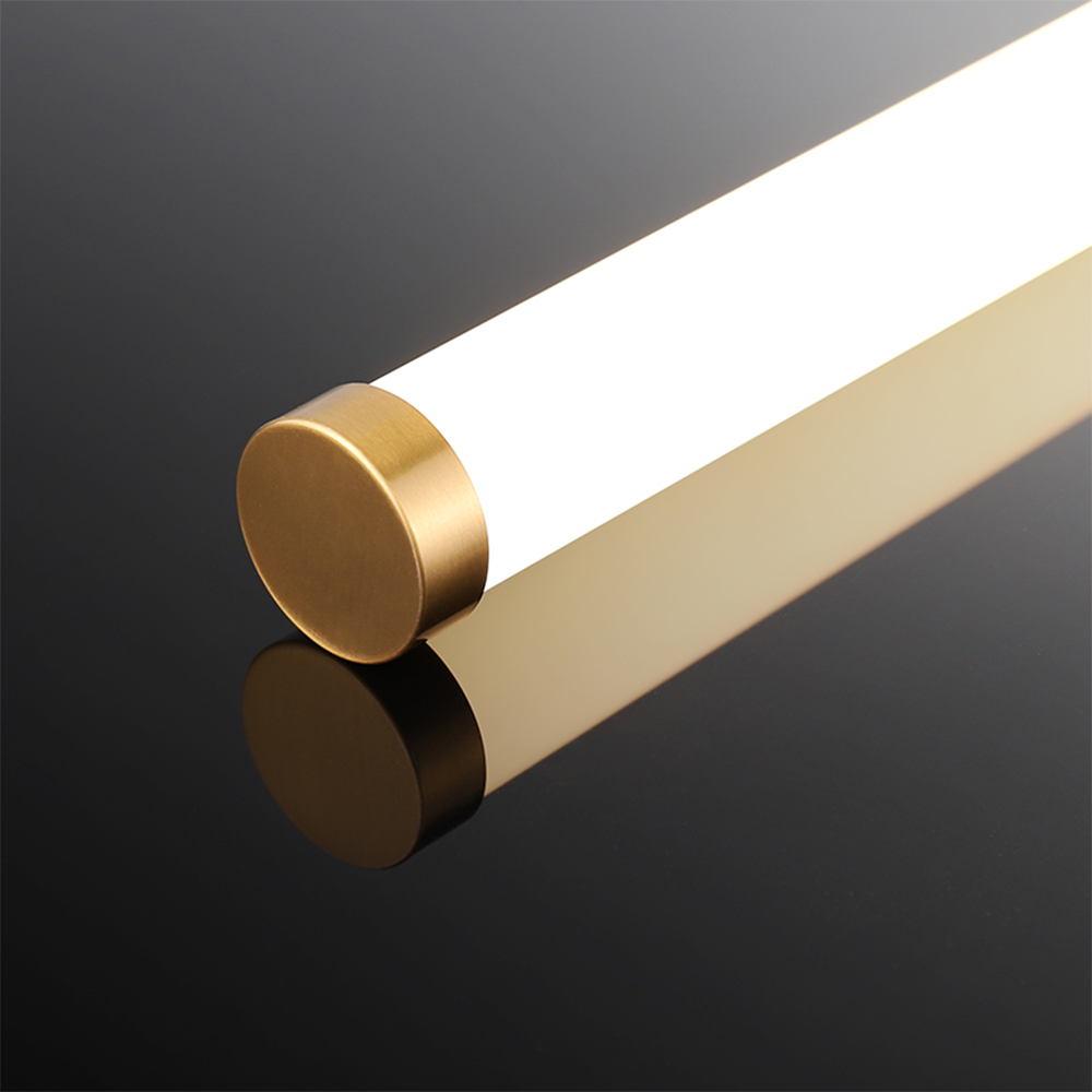 Leigh Moderne Eenvoudig Rechthoek LED Wit/Goud Metaal Slaapkamer/Badkamer