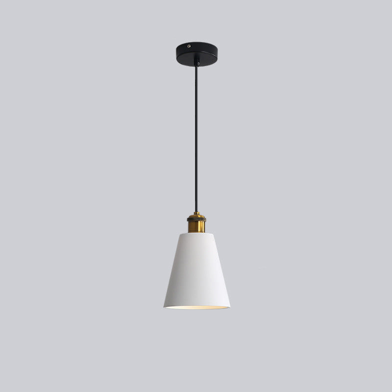 Morandi Design Vormen LED Hanglampen Wit/Oranje/Zwart Metaal/Hars Eetkamer