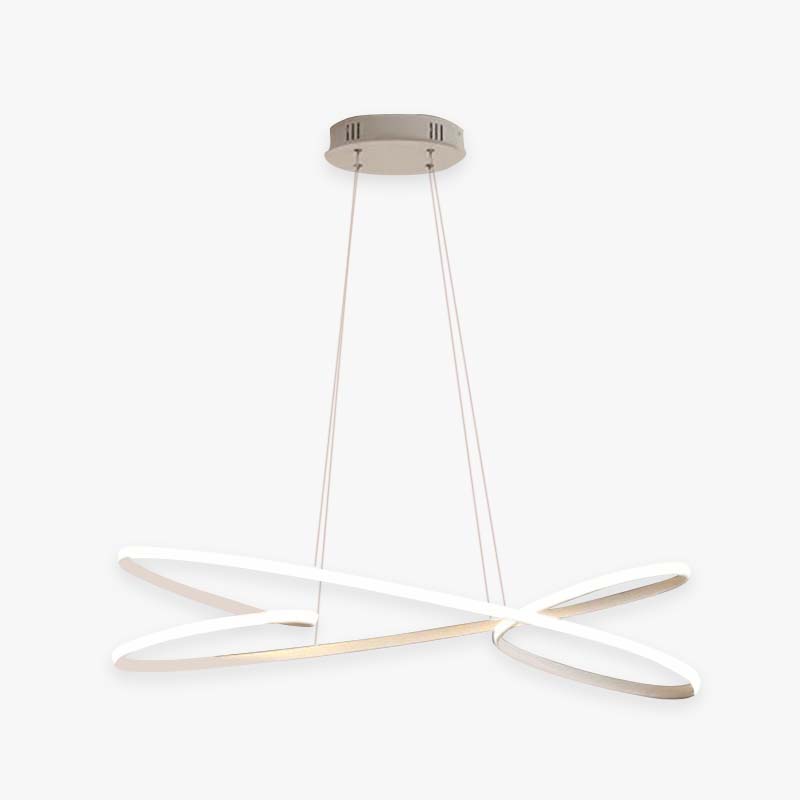Louise Design LED Hanglampen Wit Zwart Silica Gel Metaal Eetkamer