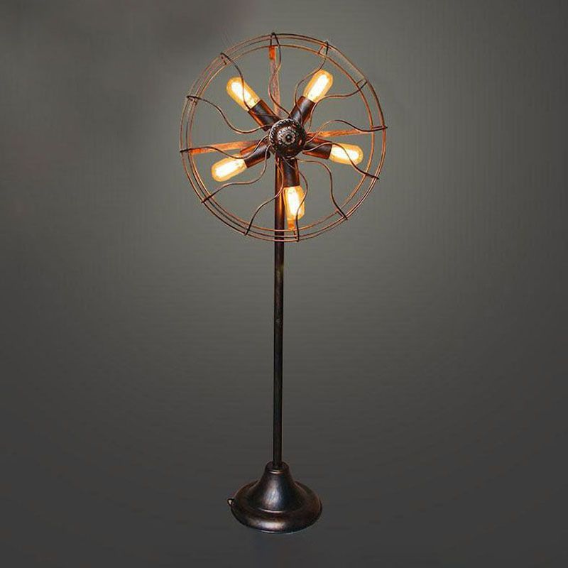 Valerio Vintage Design Industriele LED Vloerlamp Metaal Woon/Slaapkamer