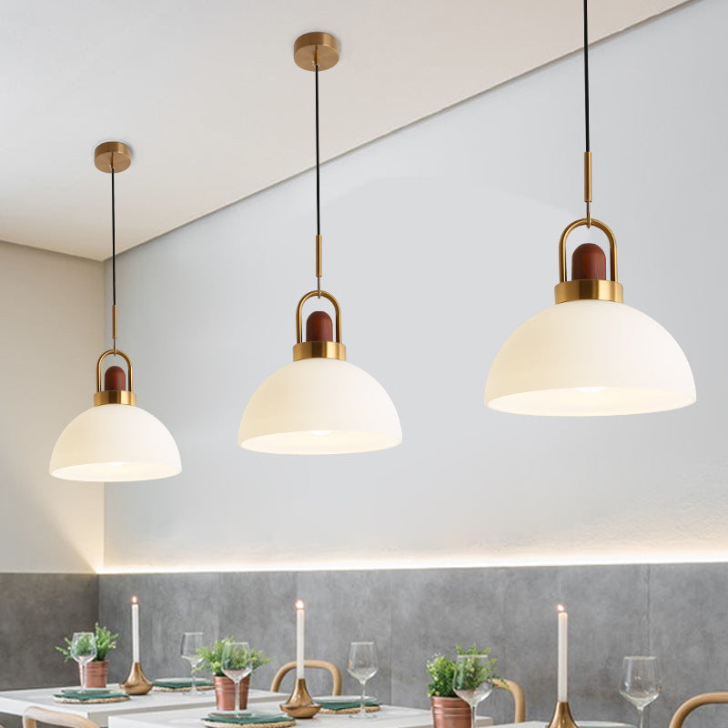 Hailie Modern LED Hanglampen Metaal Hout Glas Eetkamer Slaapkamer