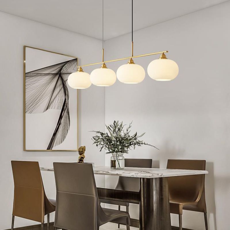 Hailie Retro Grote  Plafondlamp Zwart Wit Metaal Woonkamer Keuken