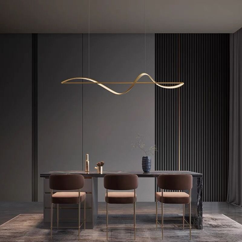 Louise Design LED Hanglamp Zwart/Goud Metall/Acryl Slaap/Eet/Woonkamer