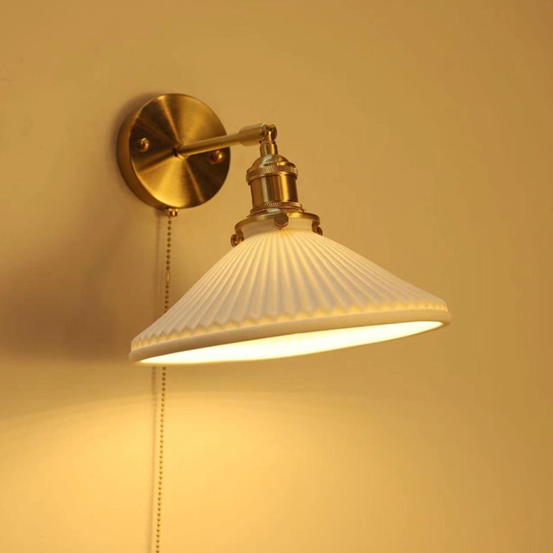 Lottie Modern Rimpels Scandinavisch Dressoir Wandlamp Metaal/Steen Slaapkamer/Eetkamer/Woonkamer