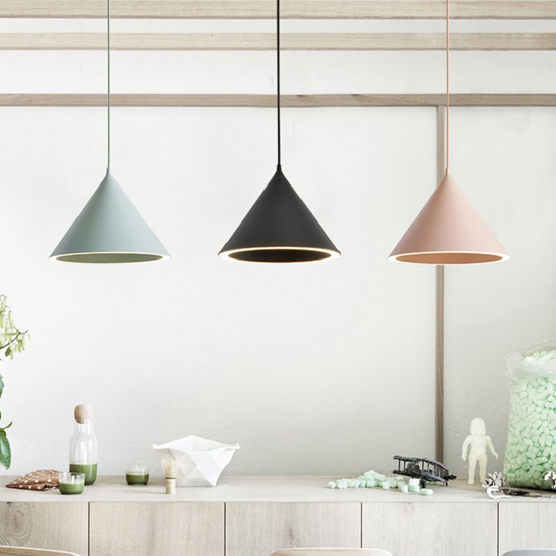 Morandi Industrie Design Hanglamp Zwart Metaal Acryl Slaapkamer/Woonkamer