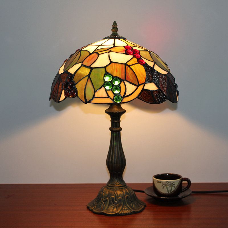 Valerio Vintage LED Tafellamp Slaap/Kinder/Babykamer Metaal/Glas