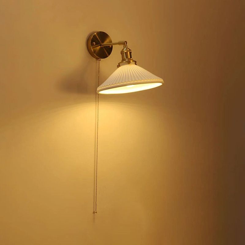 Lottie Modern Rimpels Scandinavisch Dressoir Wandlamp Metaal/Steen Slaapkamer/Eetkamer/Woonkamer