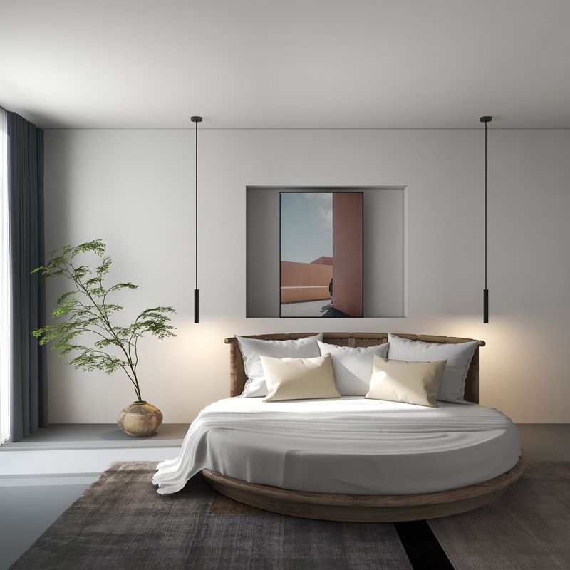 Sanna Kleine LED Hanglamp Zwart Wit  Metaal Woonkamer Eetkamer