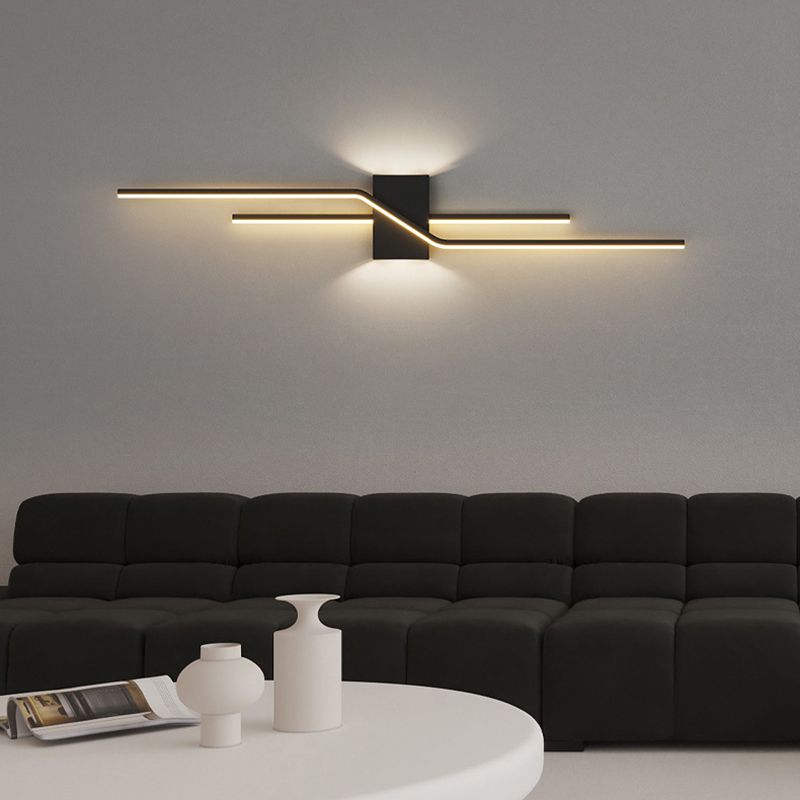 Arthur Industriele LED Wandlamp Zwart/Wit Metaal Woon/Slaapkamer