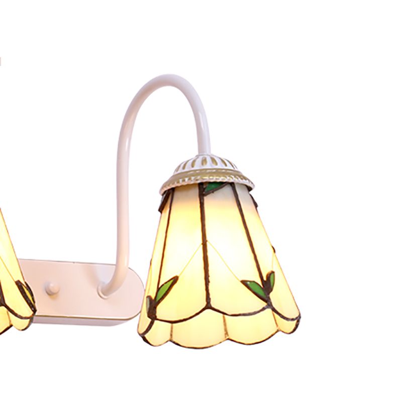 Sirena Vintage Bloemvormige Slaapkamer Wandlampen Metaal Glas