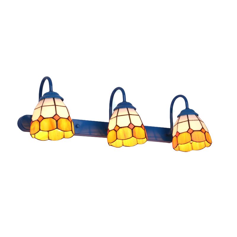 Sirena Vintage Bloemvormige Slaapkamer Wandlampen Metaal Glas