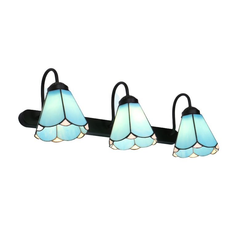 Sirena Vintage Bloemvormige Slaapkamer Wandlampen Metaal Glas