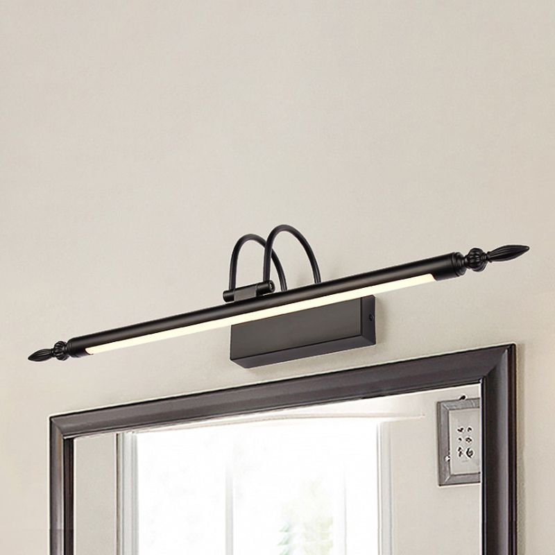 Leigh Moderne Lineair LED Wandlamp Metaal/Acryl Zwart Slaap/Woon/Badkamer