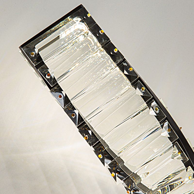 Kristy Design LED Wandlamp Metaal/Crystal Zwart/Goud Slaap/Woon/Badkamer