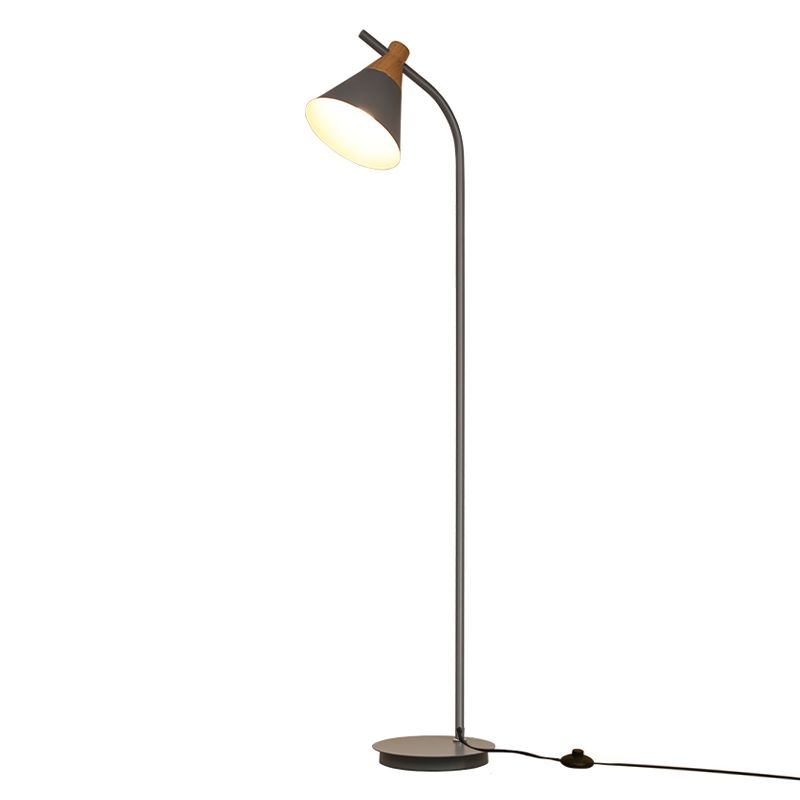 Morandi Moderne Design Vloerlamp Grijs/Roze/Geel Metaal Slaapkamer/Woonkamer