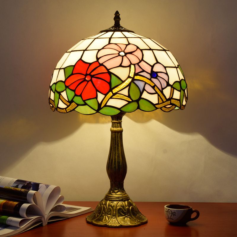 Valerio Vintage LED Tafellamp Slaap/Kinder/Babykamer Metaal/Glas