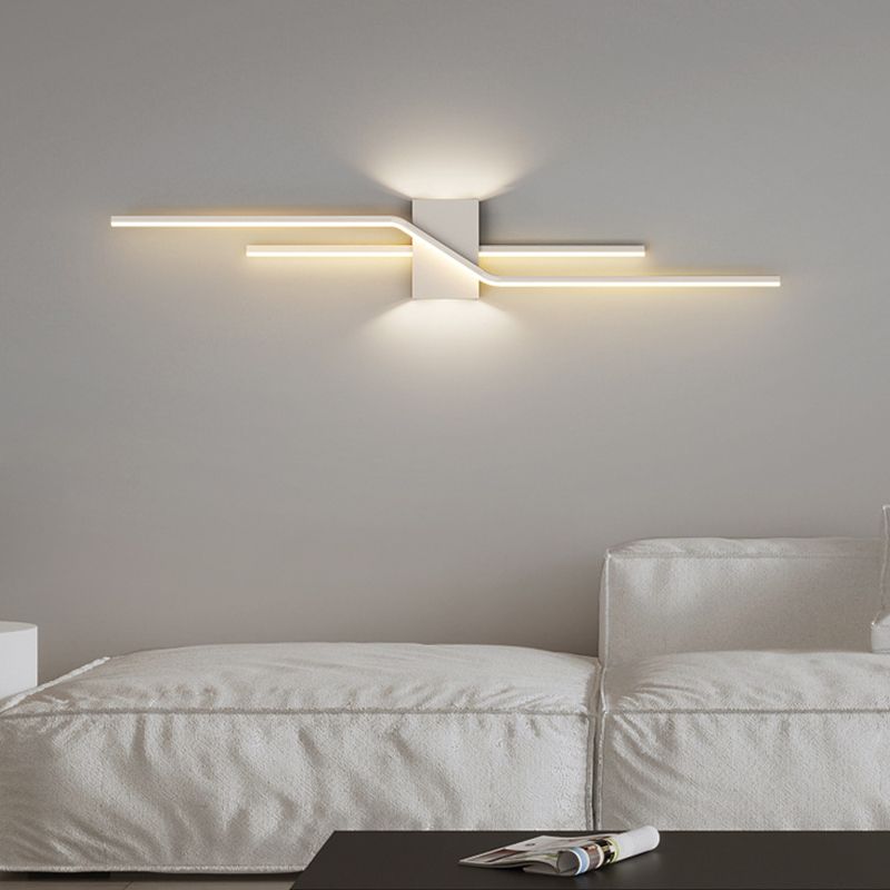 Arthur Industriele LED Wandlamp Zwart/Wit Metaal Woon/Slaapkamer