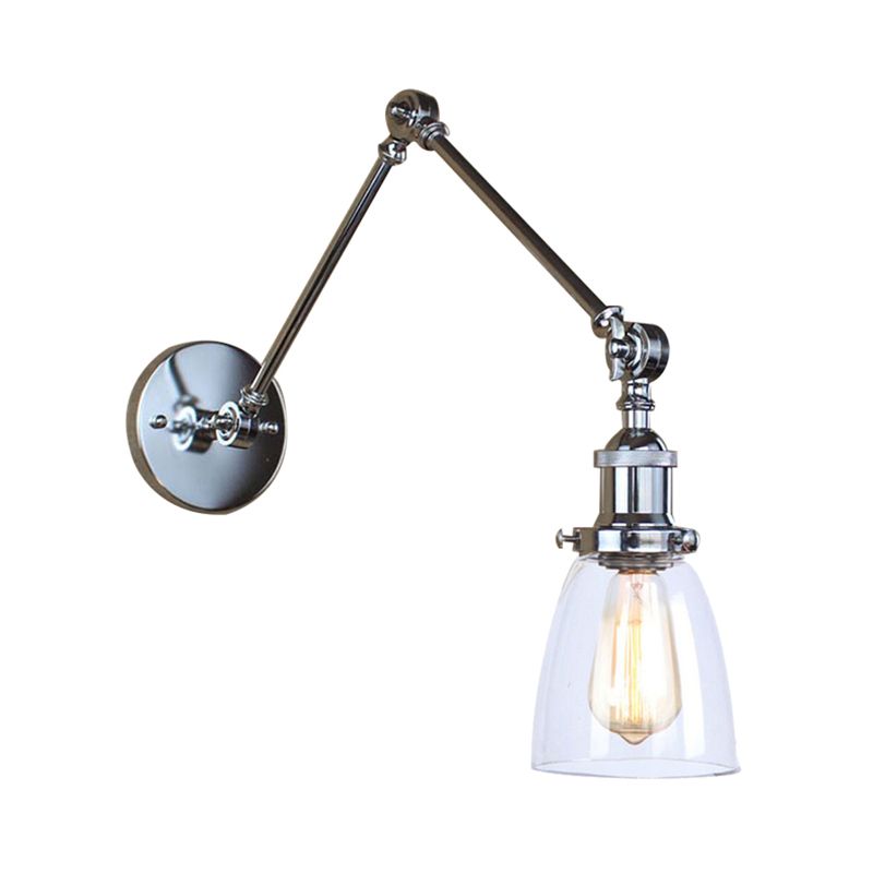 Valerio Wall Lamp Tapered, Modern, Glass/Metal Adjustable, 4 Color, Living Room