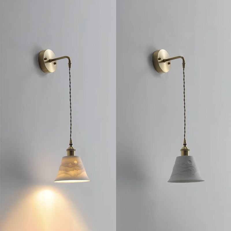 Lottie Moderne Design Kegel Wandlamp Metaal/Keramiek Slaapkamer/Eetkamer/Woonkamer