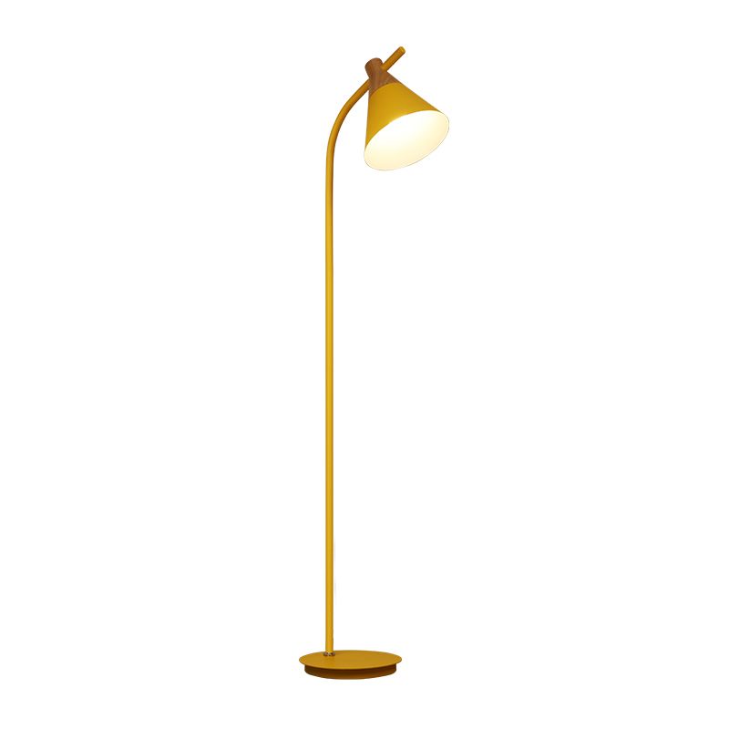 Morandi Moderne Design Vloerlamp Grijs/Roze/Geel Metaal Slaapkamer/Woonkamer