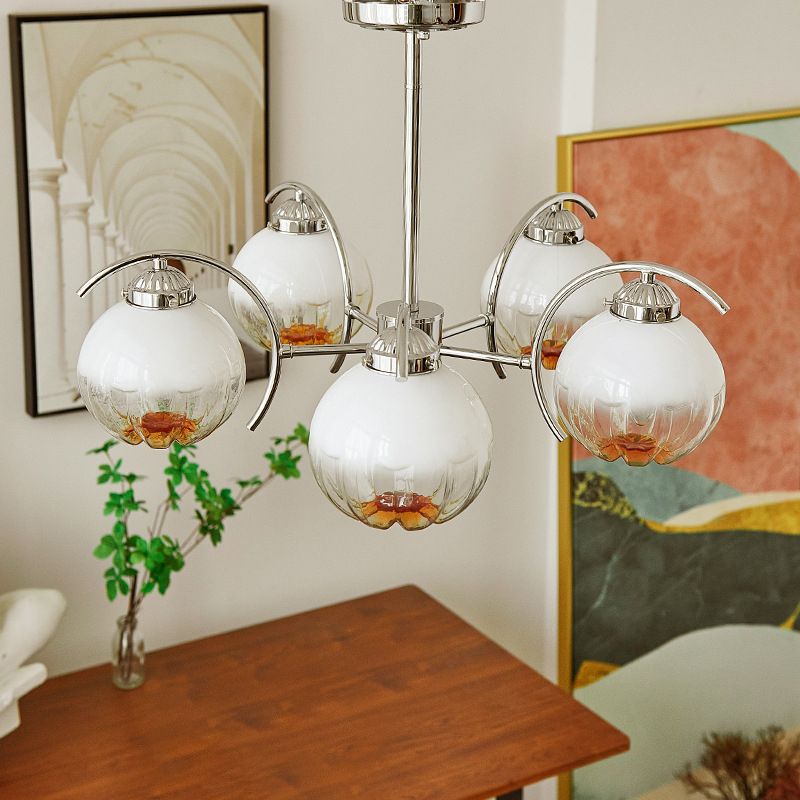 Hailie Moderne Design LED Hanglamp Metaal Glas Slaapkamer Woonkamer