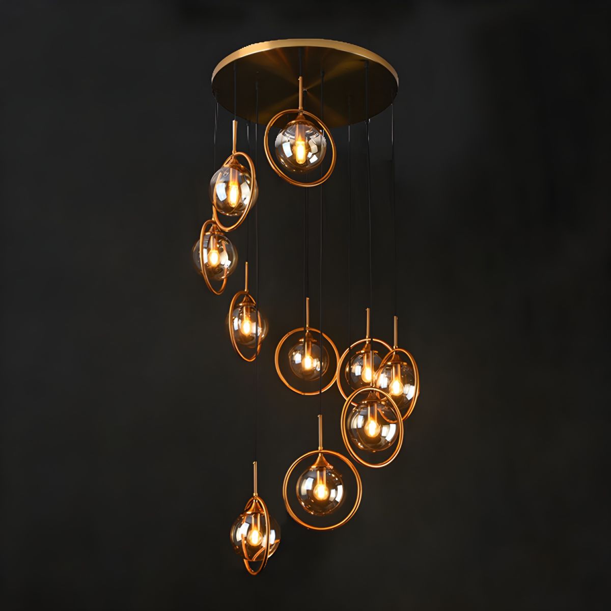 Hailie Moderne Design LED Kroonluchter Metaal Goud Woonkamer