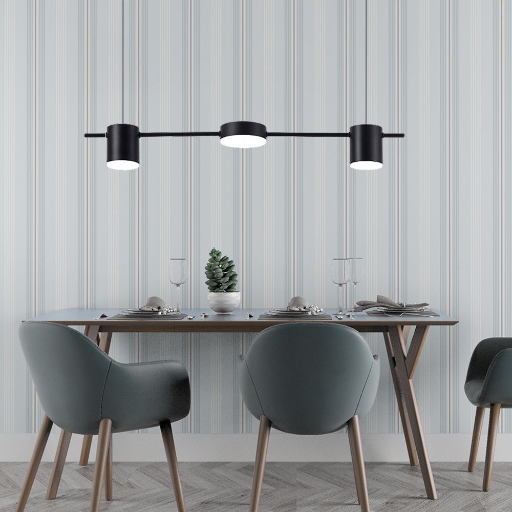 Leigh Moderne LED Hanglampen Metaal Zwart/Goud Woonkamer Keuken