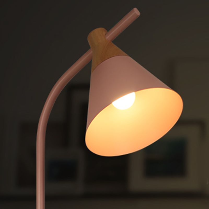 Morandi Moderne Design Vloerlamp Grijs/Roze/Geel Metaal Slaapkamer/Woonkamer