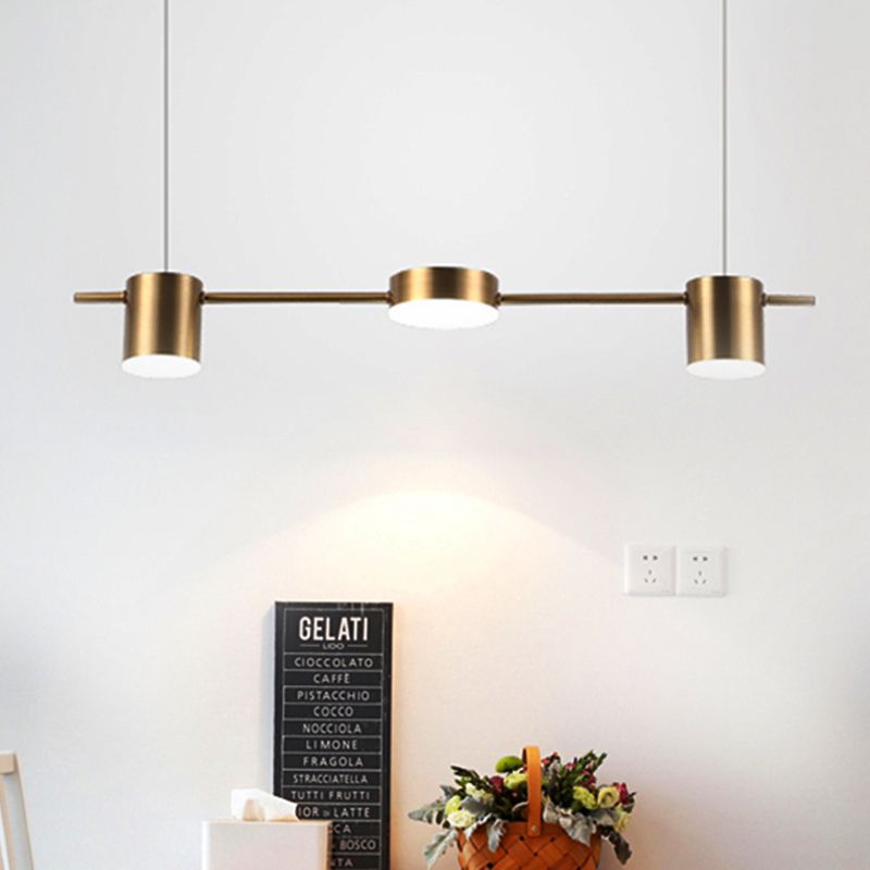 Leigh Moderne LED Hanglampen Metaal Zwart/Goud Woonkamer Keuken