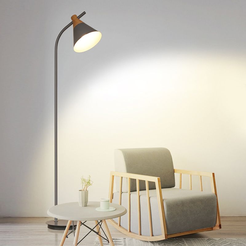 Morandi Moderne Design Vloerlamp Grijs/Roze/Geel Metaal Slaapkamer/Woonkamer