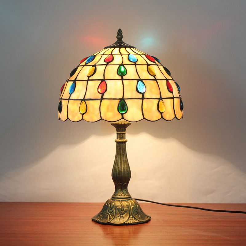 Valerio Vintage LED Tafellamp Slaap/Kinder/Babykamer Metaal/Glas