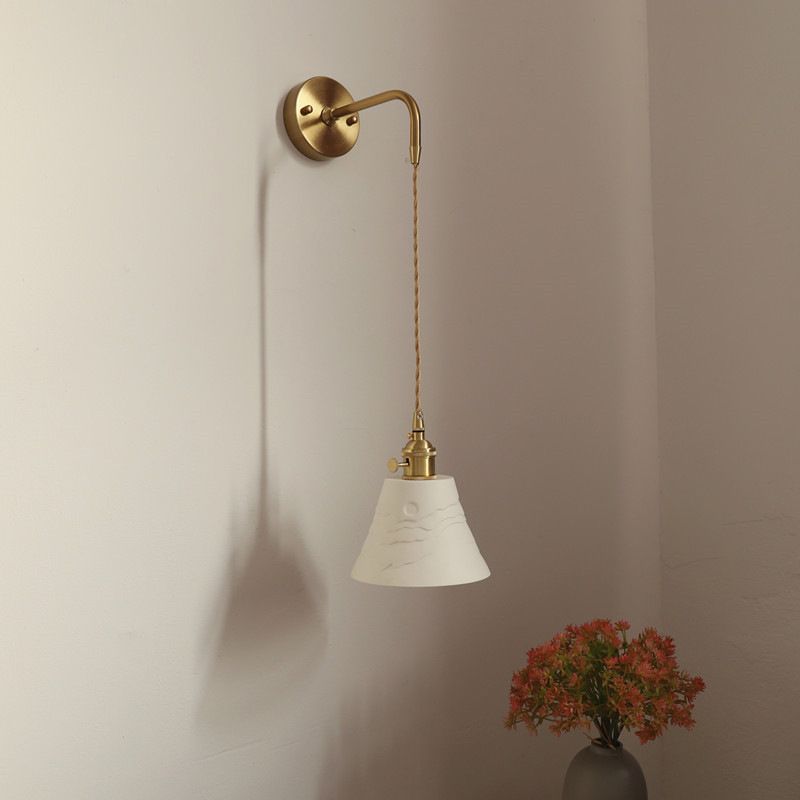 Lottie Moderne Design Kegel Wandlamp Metaal/Keramiek Slaapkamer/Eetkamer/Woonkamer