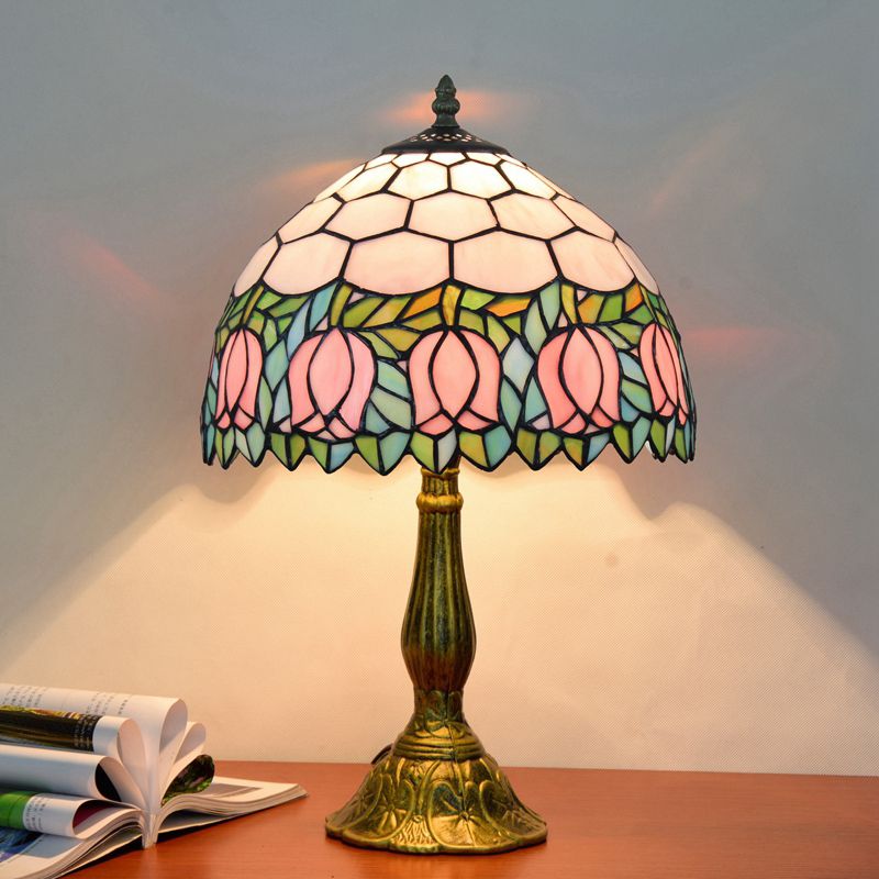 Valerio Vintage LED Tafellamp Slaap/Kinder/Babykamer Metaal/Glas