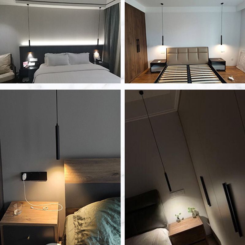 Sanna Kleine LED Hanglamp Zwart Wit  Metaal Woonkamer Eetkamer