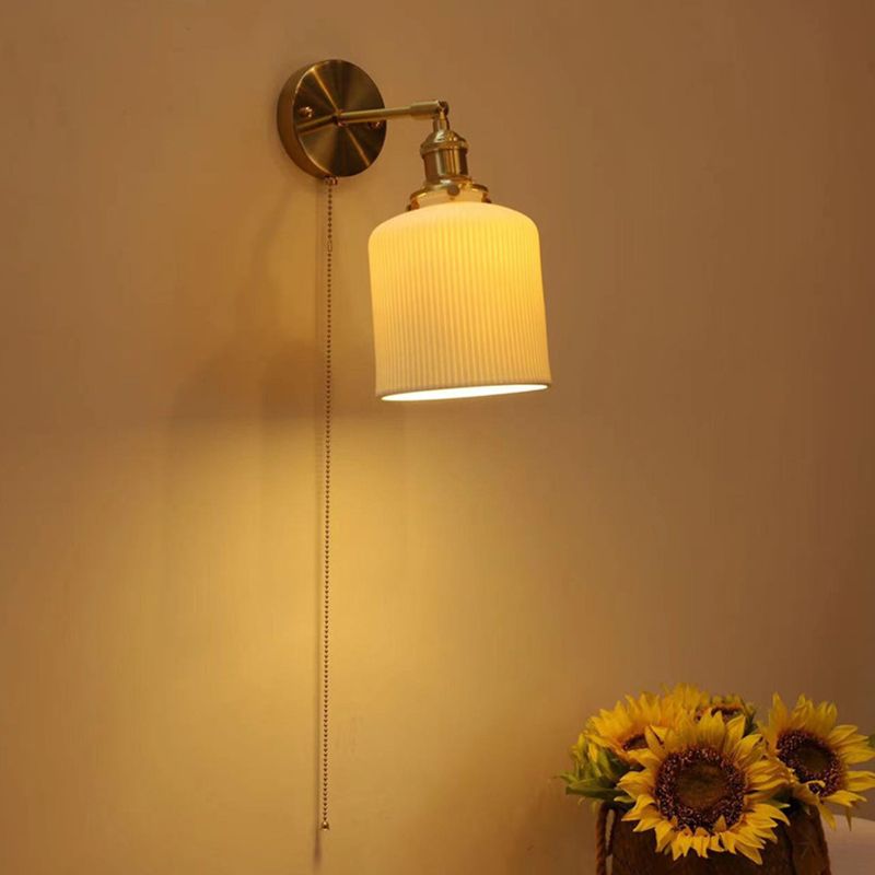 Lottie Modern Rimpels Scandinavisch Dressoir Wandlamp Metaal/Steen Slaapkamer/Eetkamer/Woonkamer