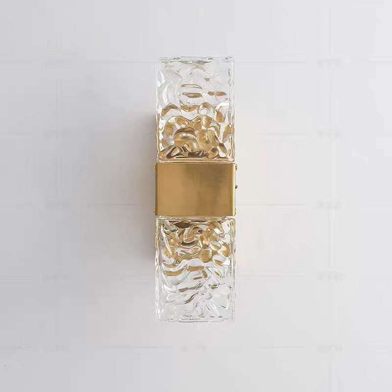 Kajetan Moderne LED Wandlamp Metaal/Acryl Goud/Transparant Slaap/Woon/Badkamer